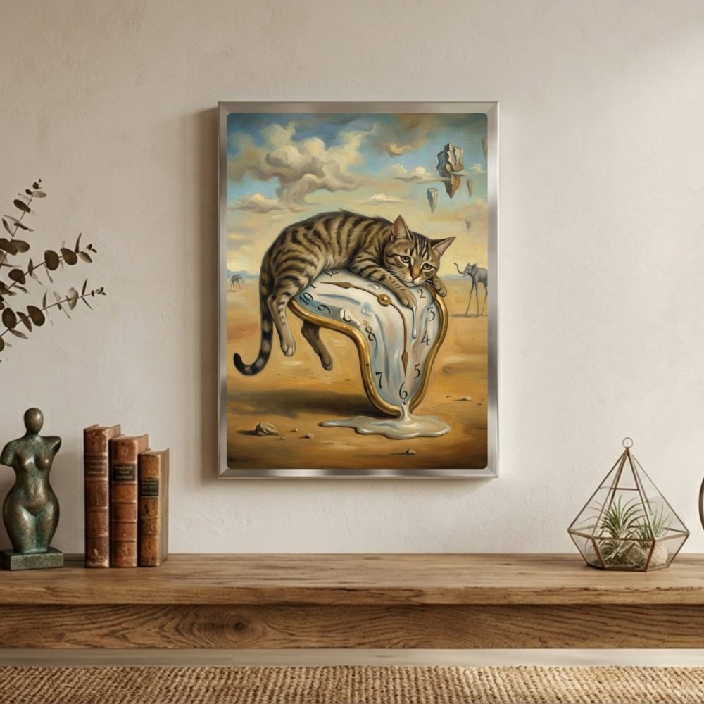 poster dalì gatto - Vibes Districtposter dalì gatto poster BiancoVibes District