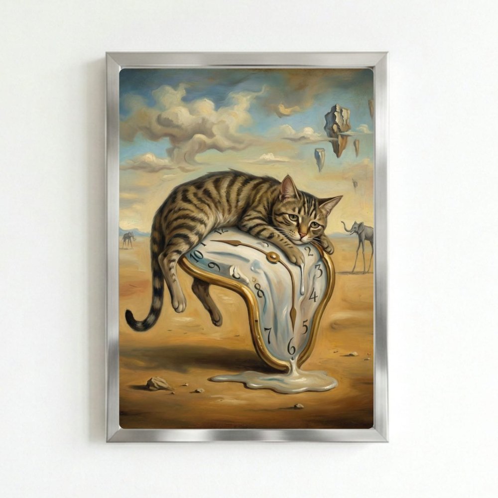 poster dalì gatto - Vibes Districtposter dalì gatto poster SilverVibes District