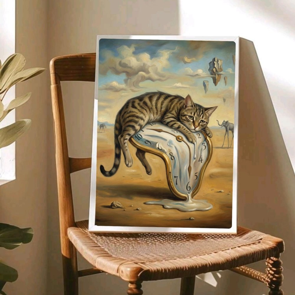 poster dalì gatto - Vibes Districtposter dalì gatto poster BiancoVibes District