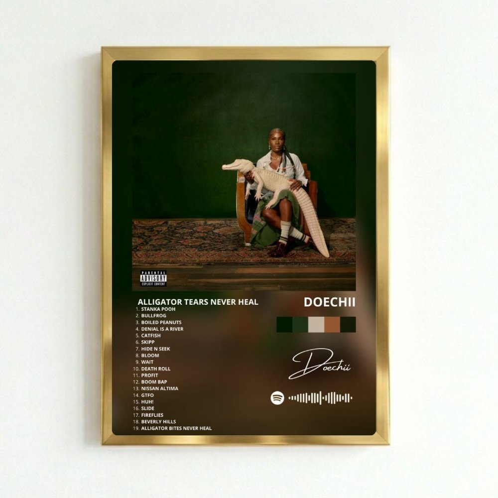 poster doechii alligator tears never heal - Vibes Districtposter doechii alligator tears never heal poster GoldVibes District