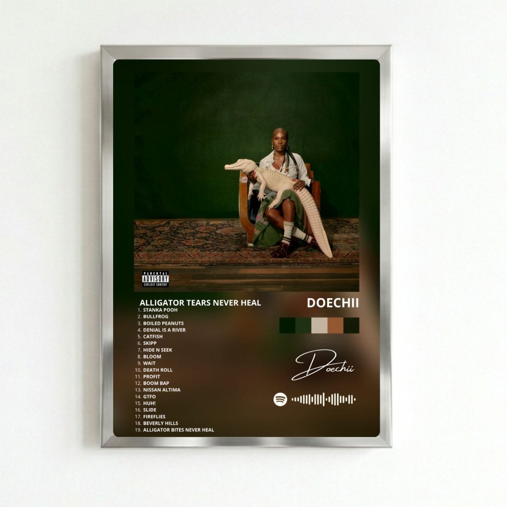 poster doechii alligator tears never heal - Vibes Districtposter doechii alligator tears never heal poster SilverVibes District