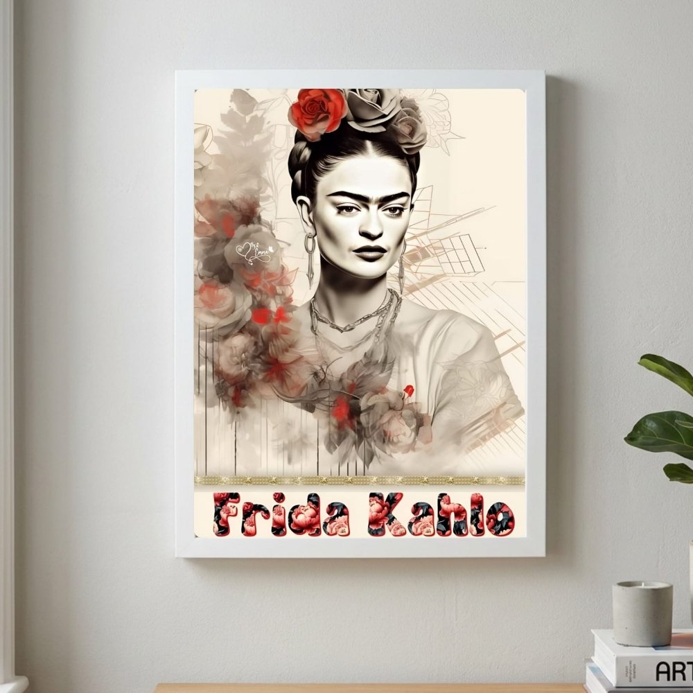 poster frida kahlo - Vibes Districtposter frida kahlo poster GoldVibes District