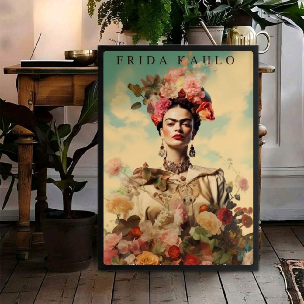 poster frida kahlo - Vibes Districtposter frida kahlo poster SilverVibes District