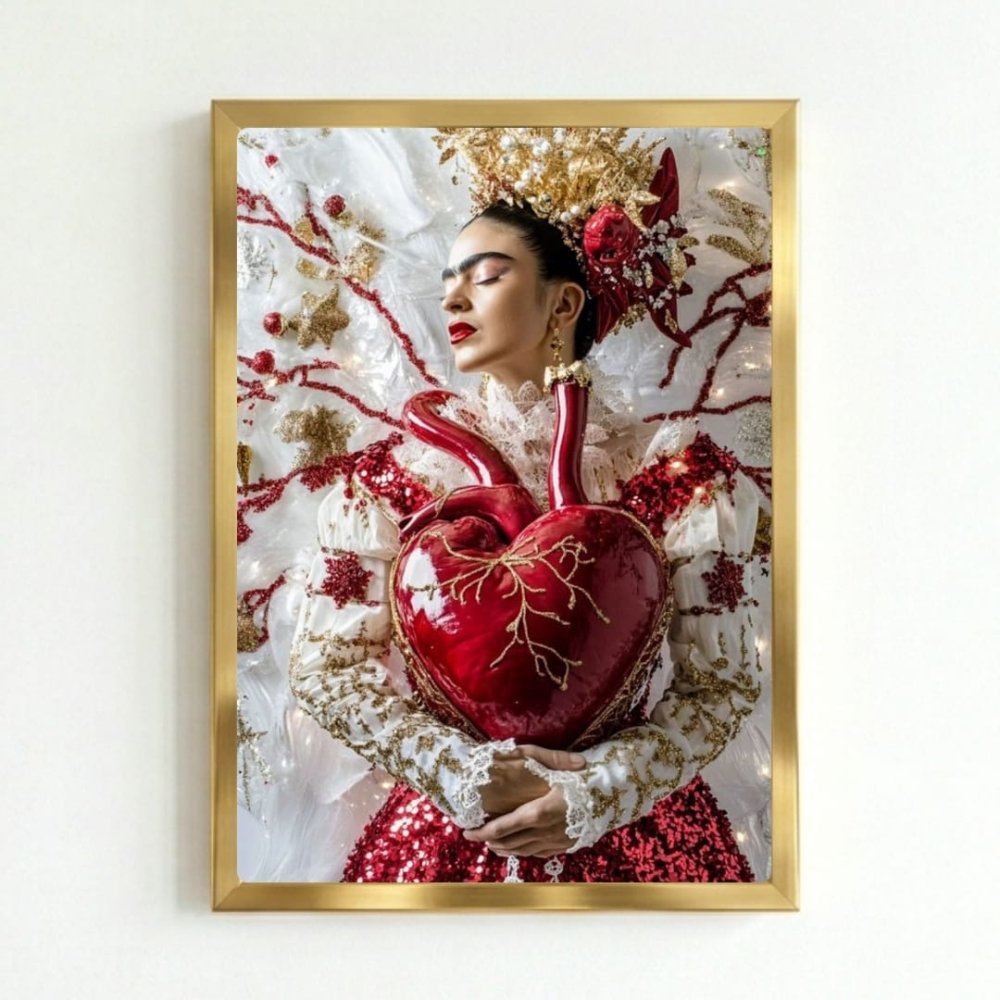 poster frida kahlo - Vibes Districtposter frida kahlo poster GoldVibes District