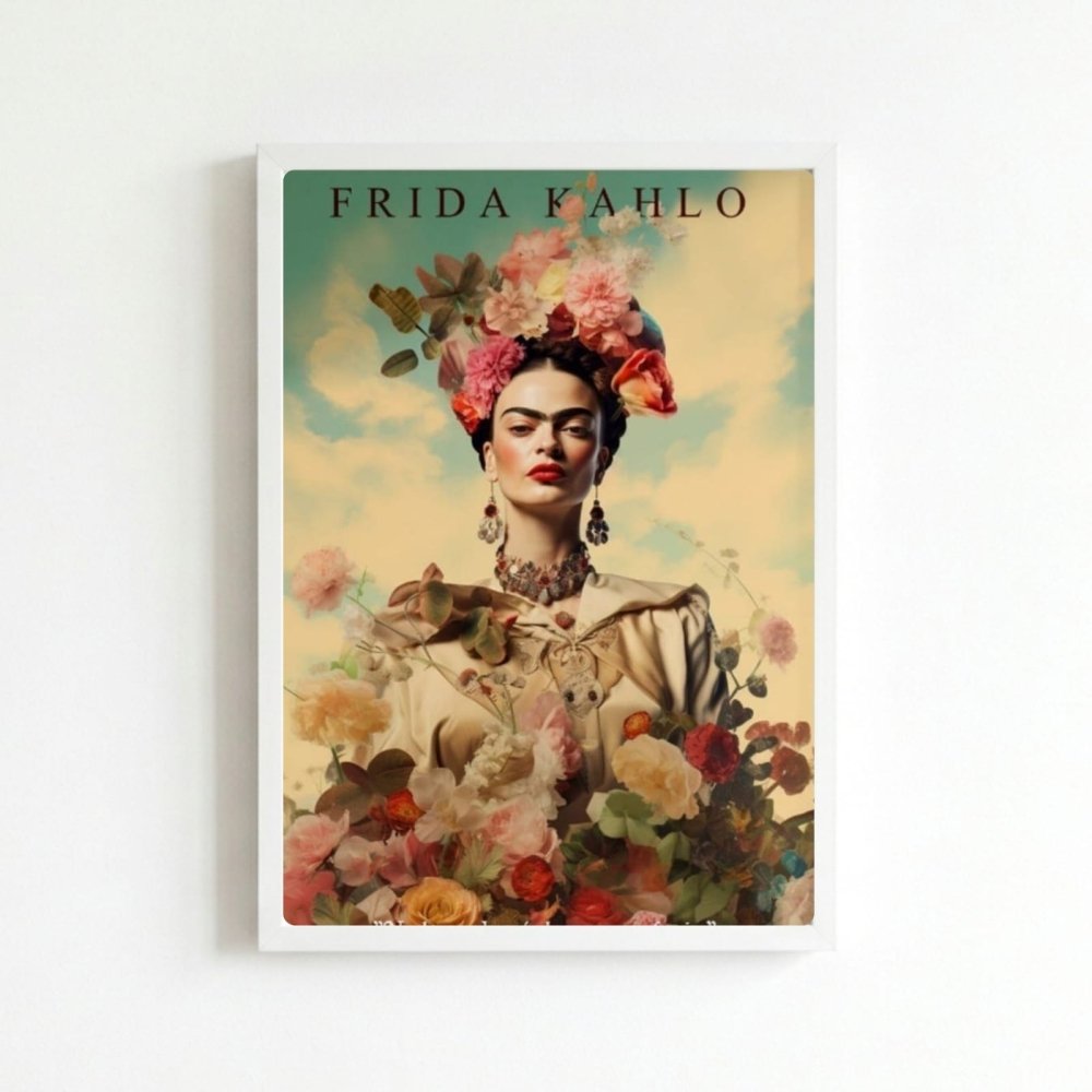 poster frida kahlo - Vibes Districtposter frida kahlo poster BiancoVibes District