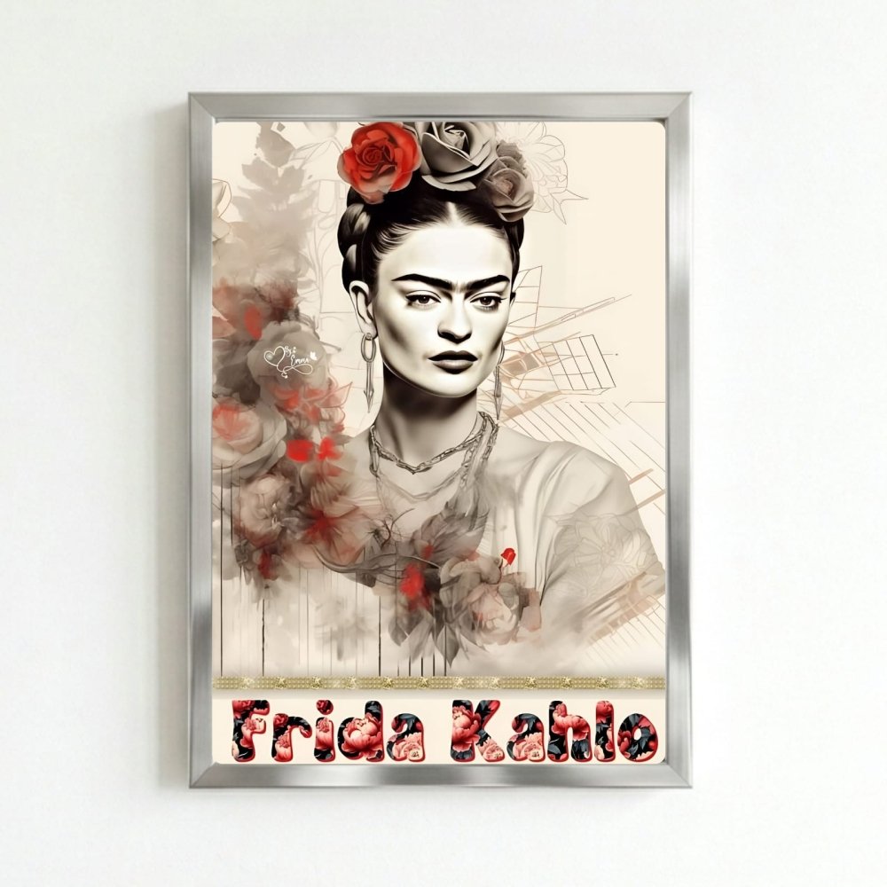 poster frida kahlo - Vibes Districtposter frida kahlo poster SilverVibes District