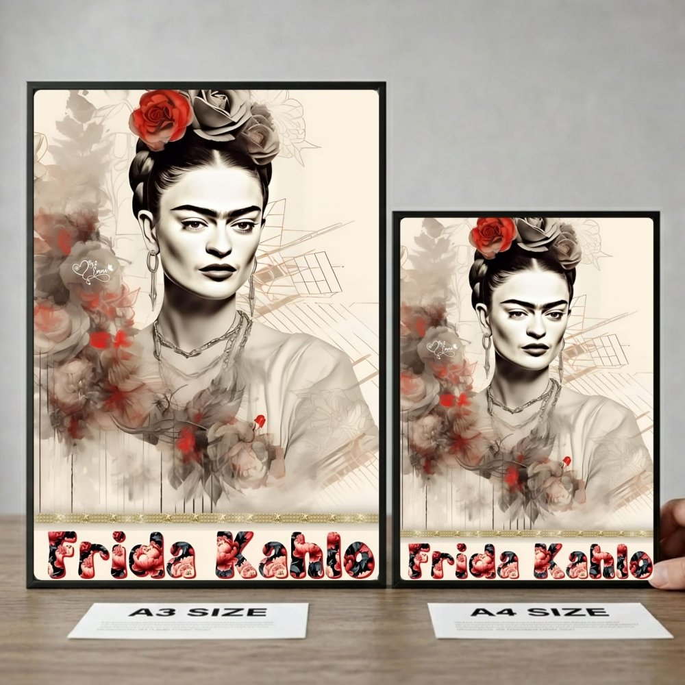poster frida kahlo - Vibes Districtposter frida kahlo poster GoldVibes District