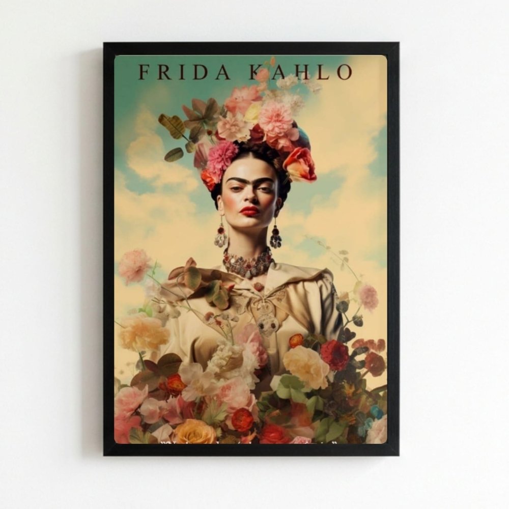 poster frida kahlo - Vibes Districtposter frida kahlo poster NeroVibes District