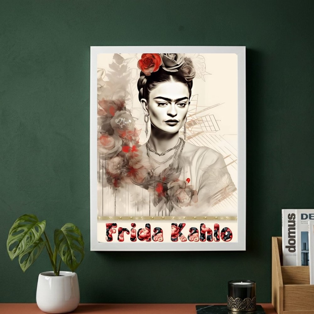 poster frida kahlo - Vibes Districtposter frida kahlo poster GoldVibes District