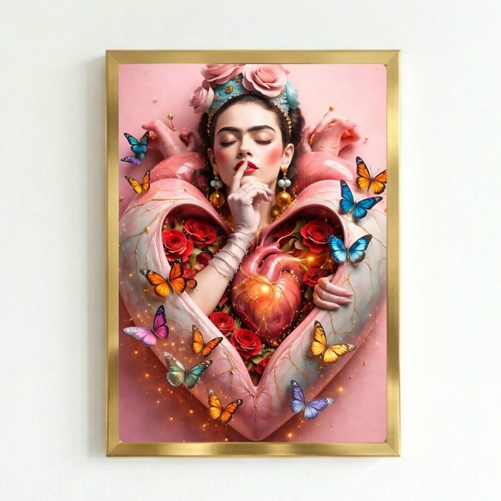 poster frida kahlo - Vibes Districtposter frida kahlo poster GoldVibes District