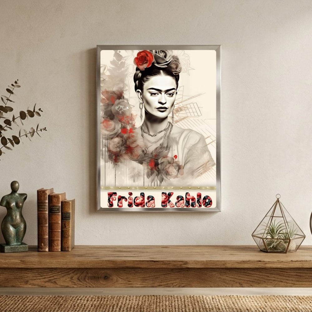poster frida kahlo - Vibes Districtposter frida kahlo poster GoldVibes District
