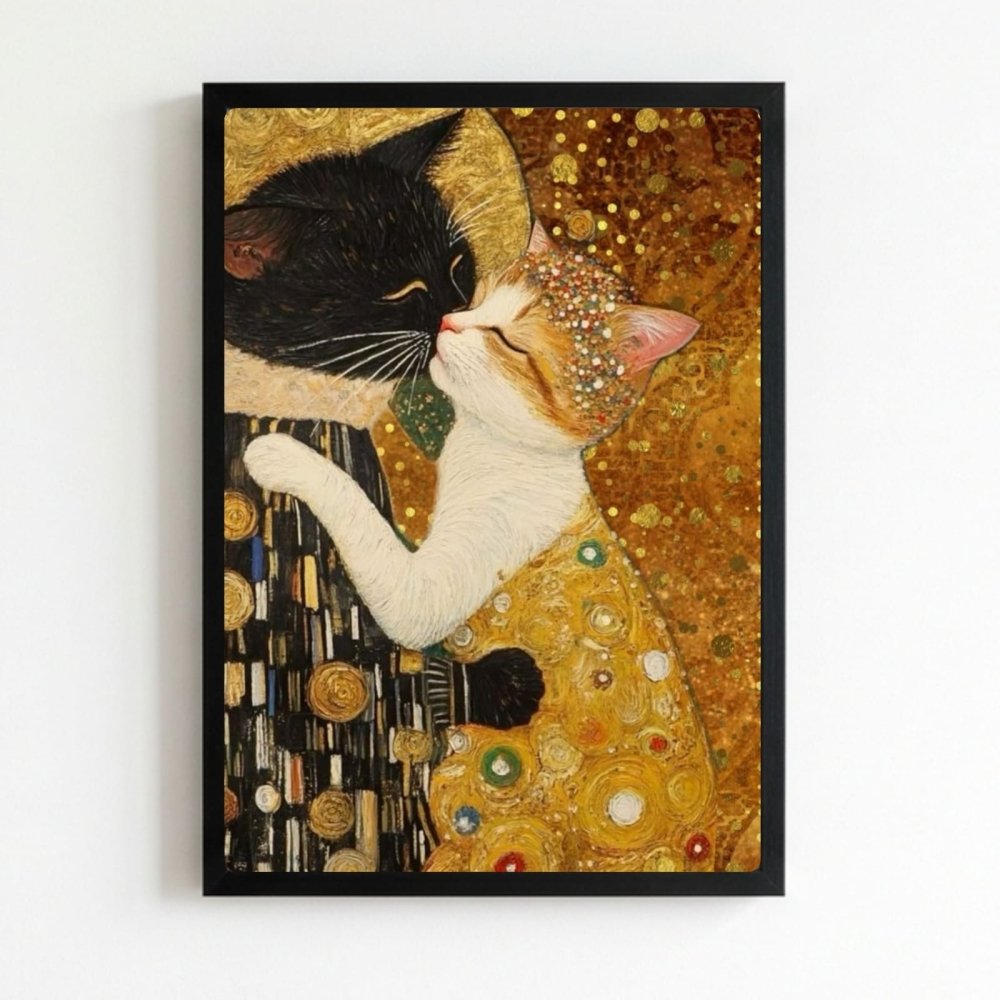poster gatti klimt - Vibes Districtposter gatti klimt poster NeroVibes District