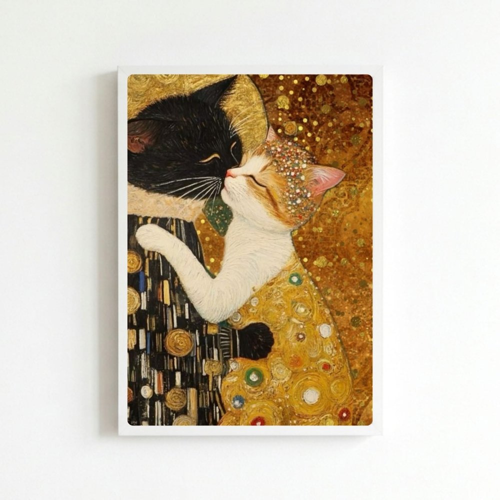 poster gatti klimt - Vibes Districtposter gatti klimt poster BiancoVibes District