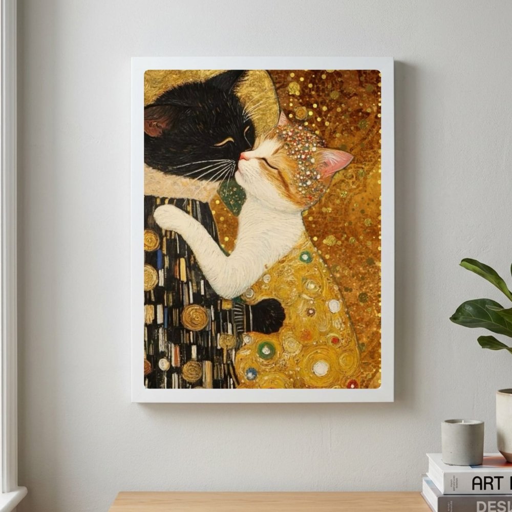 poster gatti klimt - Vibes Districtposter gatti klimt poster BiancoVibes District