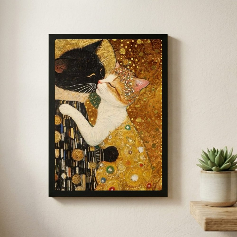 poster gatti klimt - Vibes Districtposter gatti klimt poster BiancoVibes District