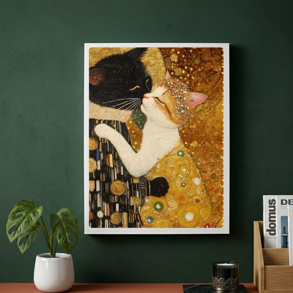 poster gatti klimt - Vibes Districtposter gatti klimt poster BiancoVibes District