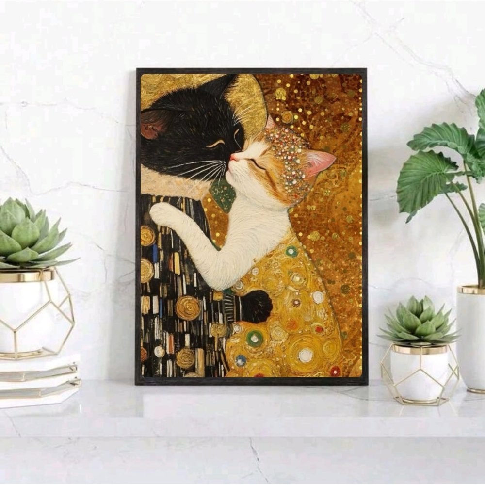 poster gatti klimt - Vibes Districtposter gatti klimt poster BiancoVibes District