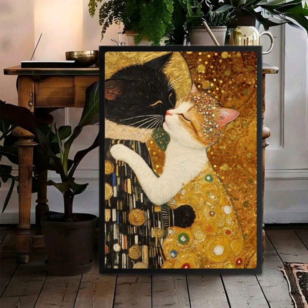 poster gatti klimt - Vibes Districtposter gatti klimt poster BiancoVibes District