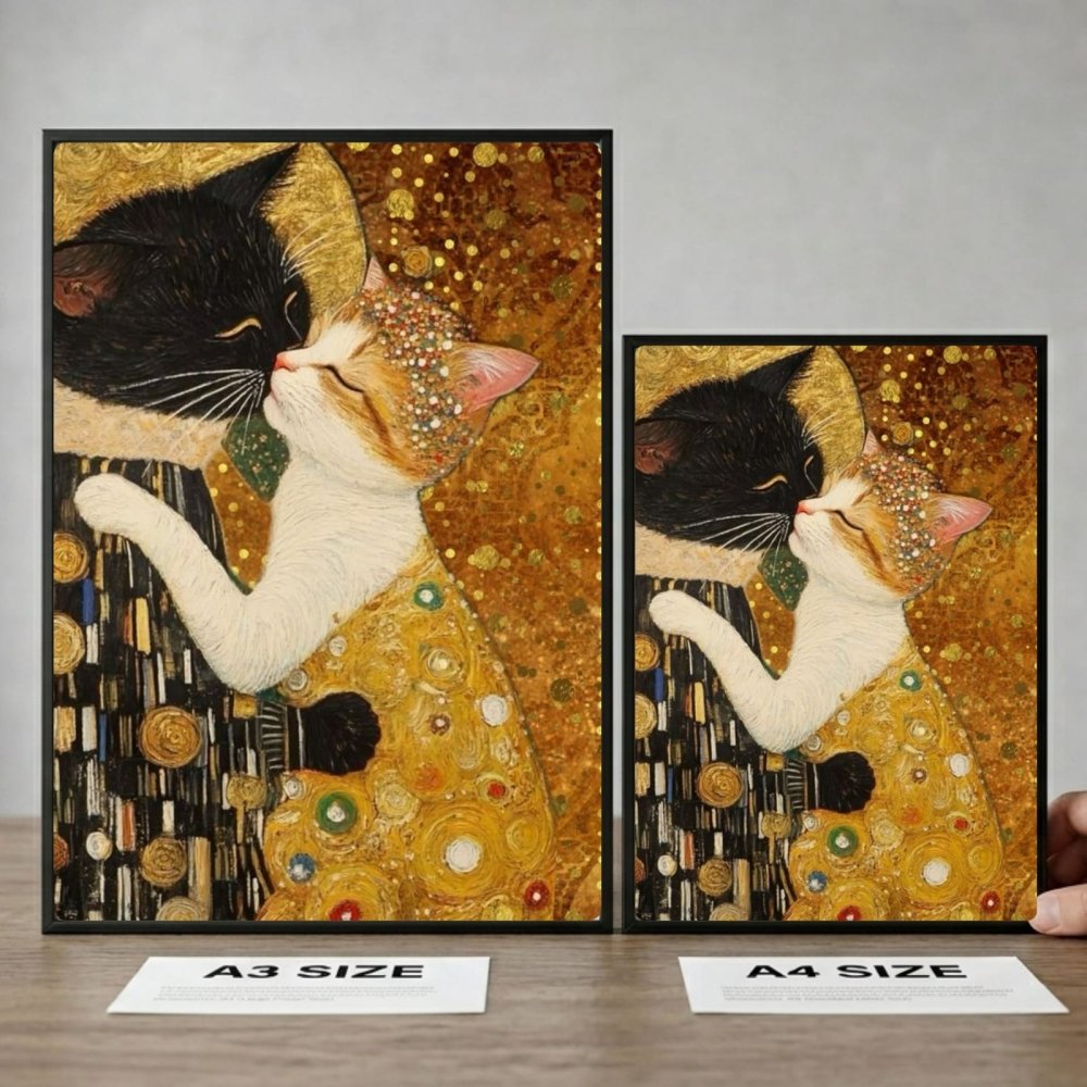 poster gatti klimt - Vibes Districtposter gatti klimt poster BiancoVibes District