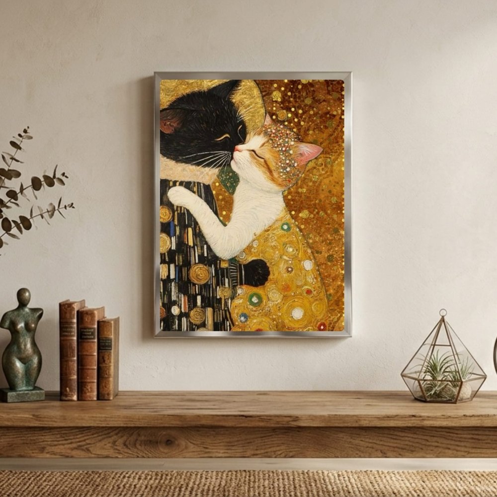 poster gatti klimt - Vibes Districtposter gatti klimt poster BiancoVibes District