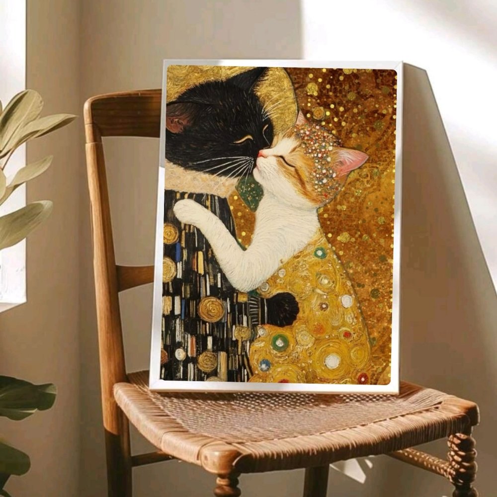 poster gatti klimt - Vibes Districtposter gatti klimt poster BiancoVibes District