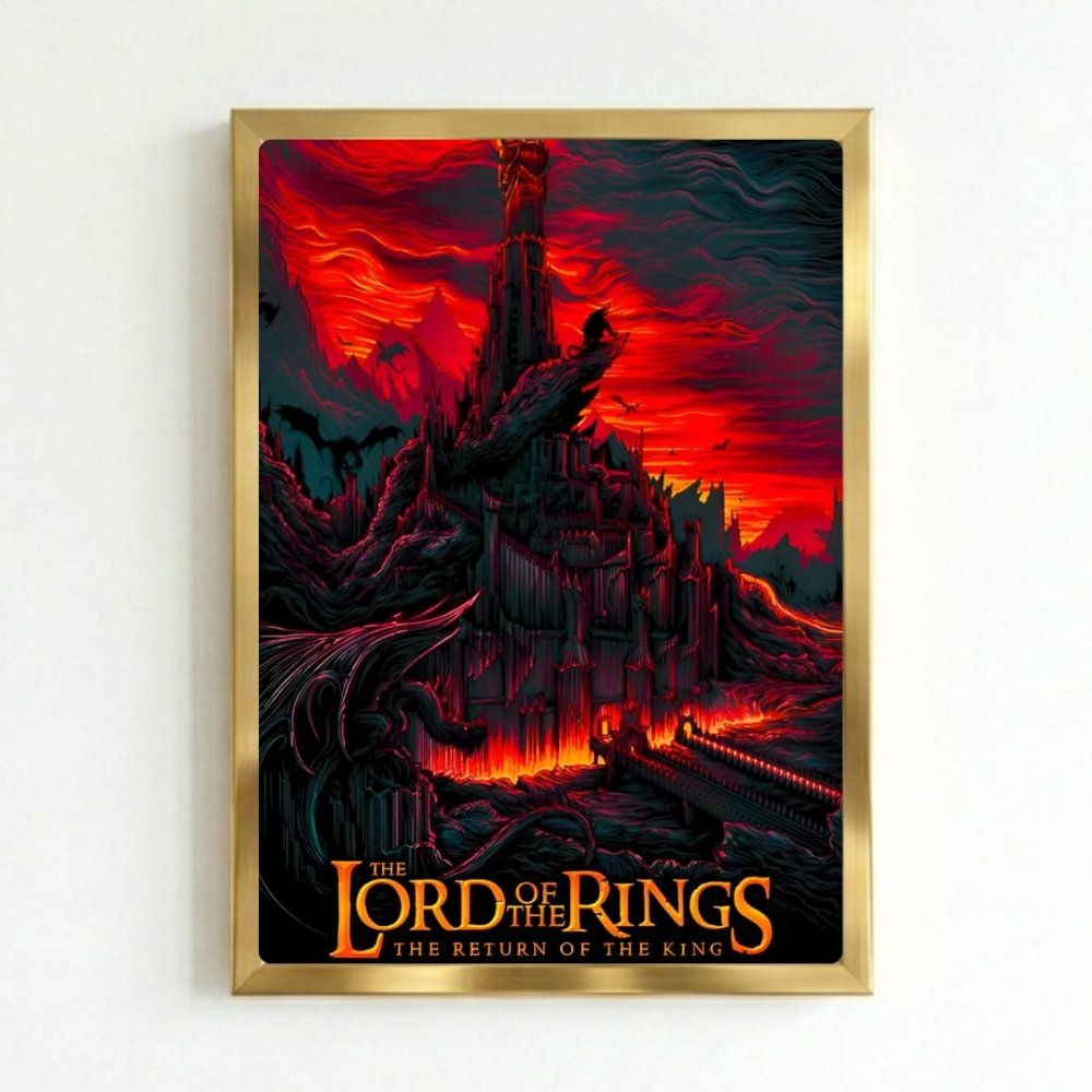 poster lord of the ring - Vibes Districtposter lord of the ring poster GoldVibes District