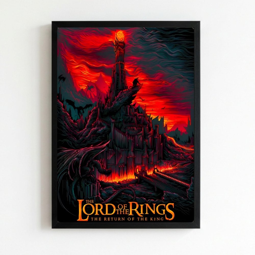 poster lord of the ring - Vibes Districtposter lord of the ring poster NeroVibes District