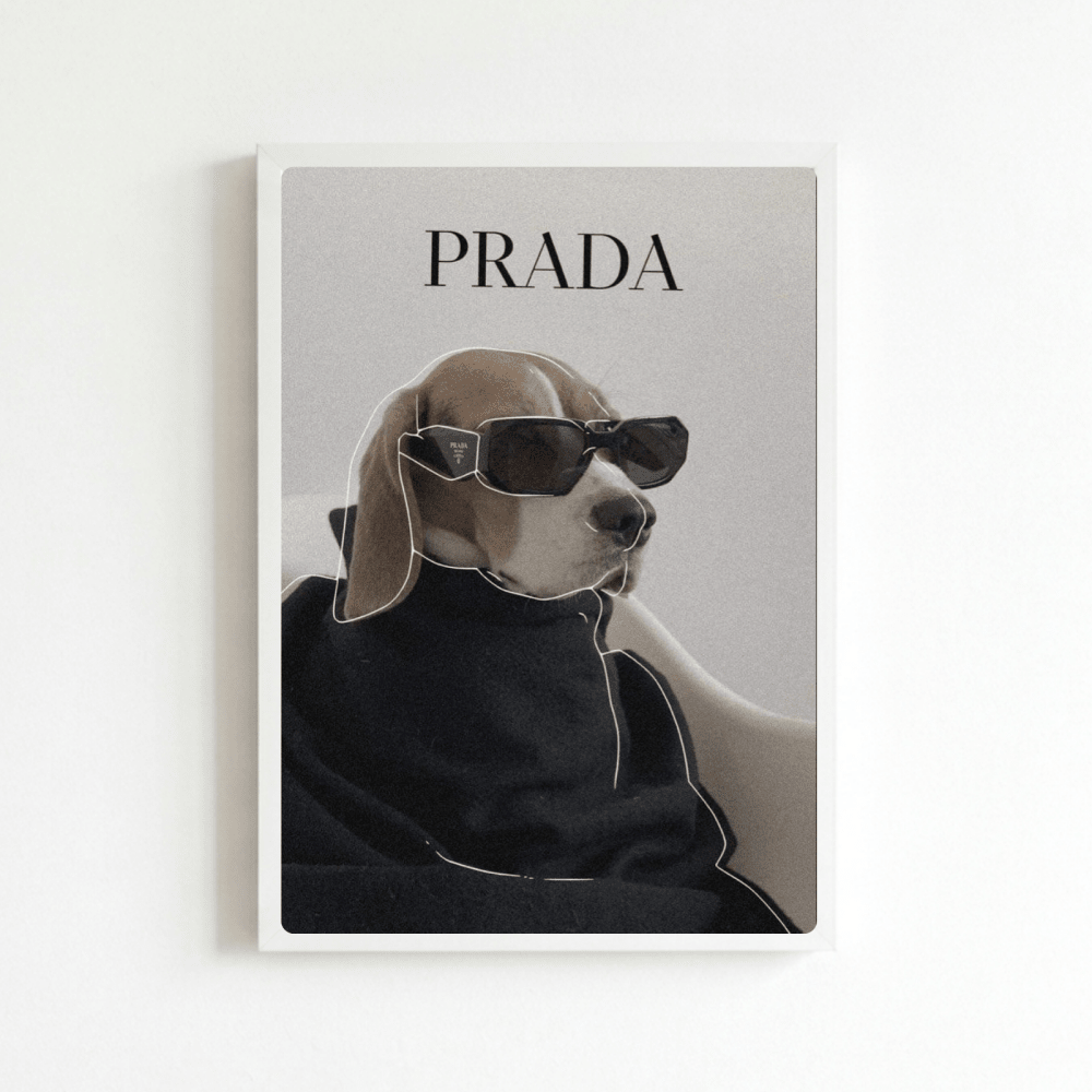 poster luxury brand dog - Vibes Districtposter luxury brand dog poster NeroVibes District