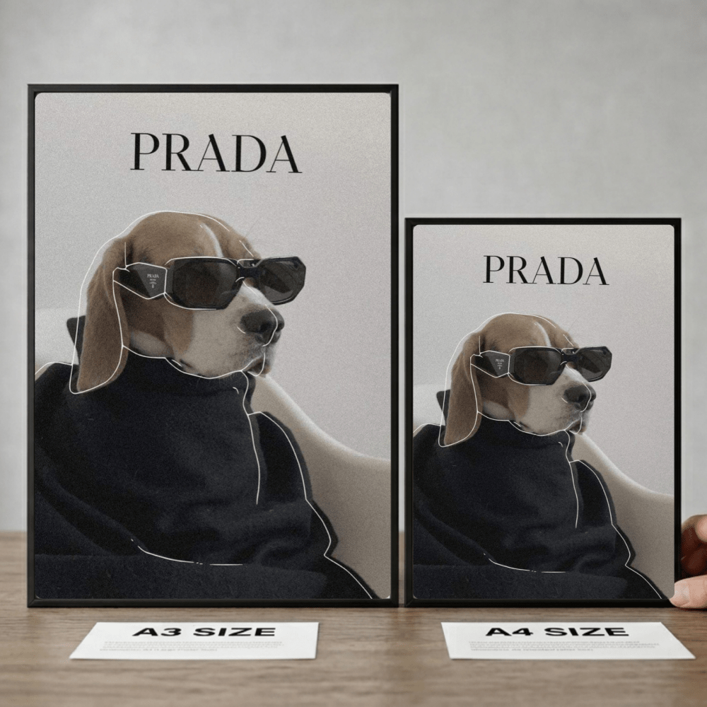 poster luxury brand dog - Vibes Districtposter luxury brand dog poster NeroVibes District