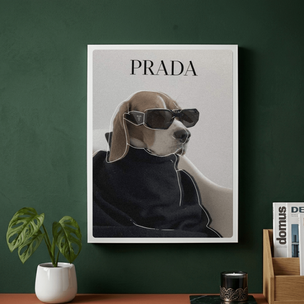 poster luxury brand dog - Vibes Districtposter luxury brand dog poster NeroVibes District