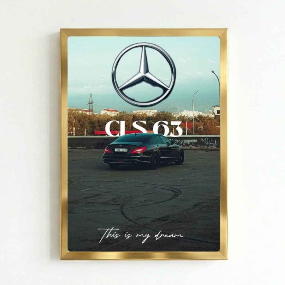 poster mercedes - Vibes Districtposter mercedes poster GoldVibes District