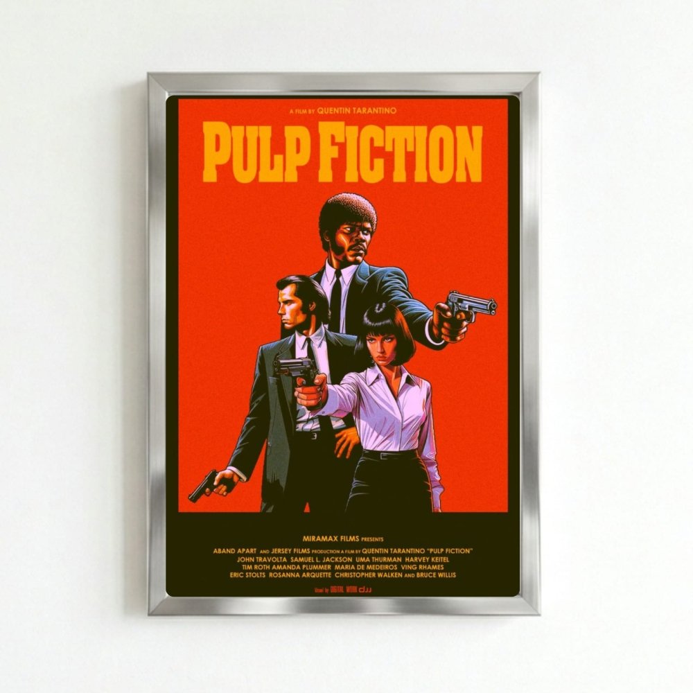 poster pulp fiction - Vibes Districtposter pulp fiction poster SilverVibes District