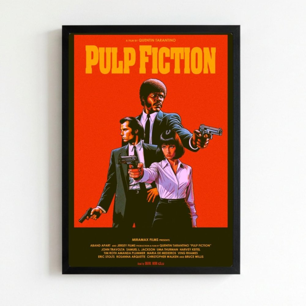 poster pulp fiction - Vibes Districtposter pulp fiction poster NeroVibes District