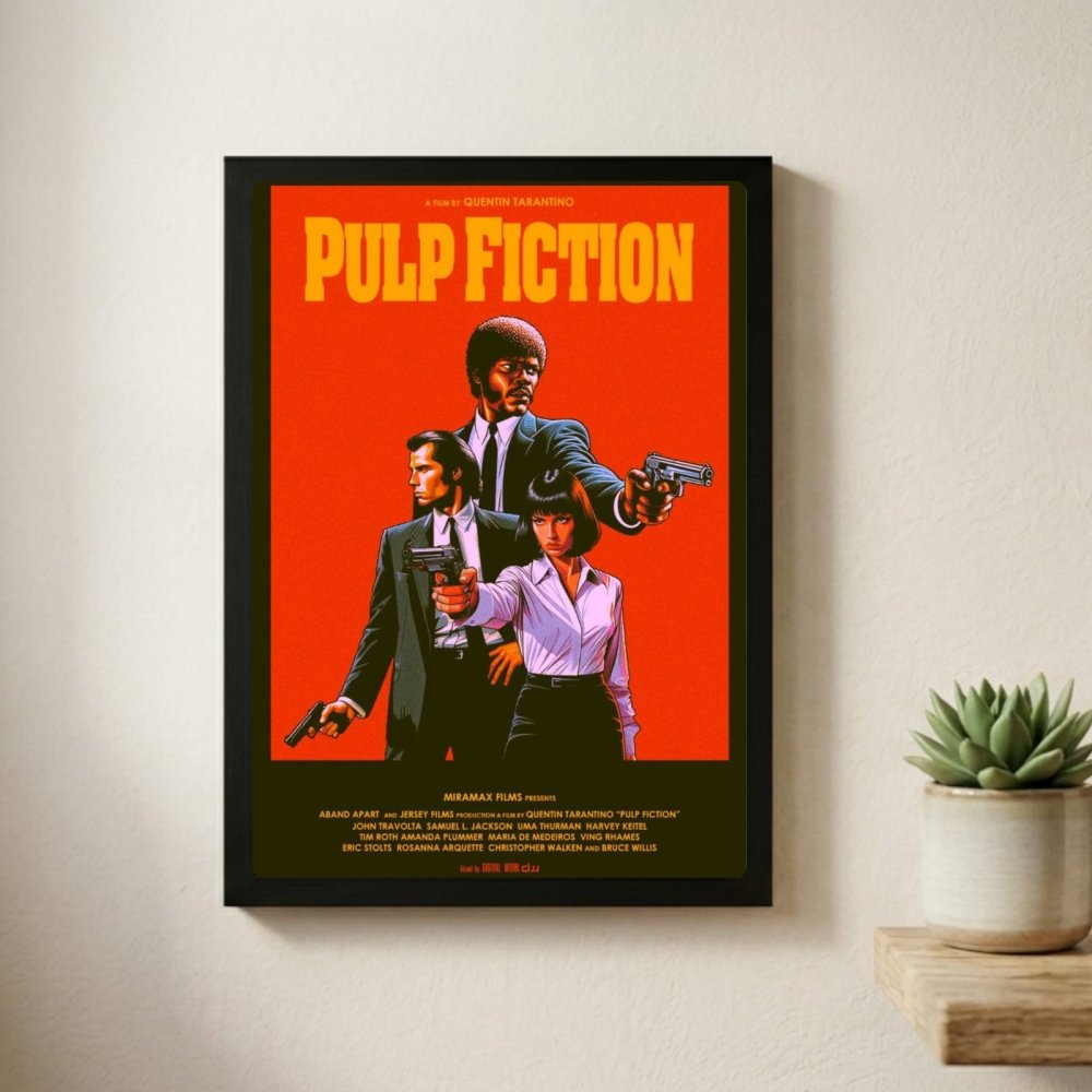poster pulp fiction - Vibes Districtposter pulp fiction poster GoldVibes District