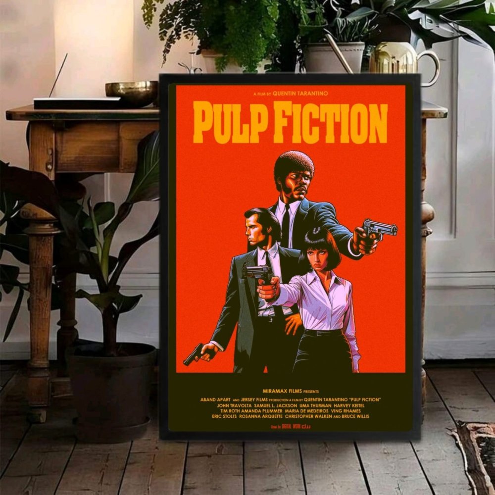 poster pulp fiction - Vibes Districtposter pulp fiction poster GoldVibes District