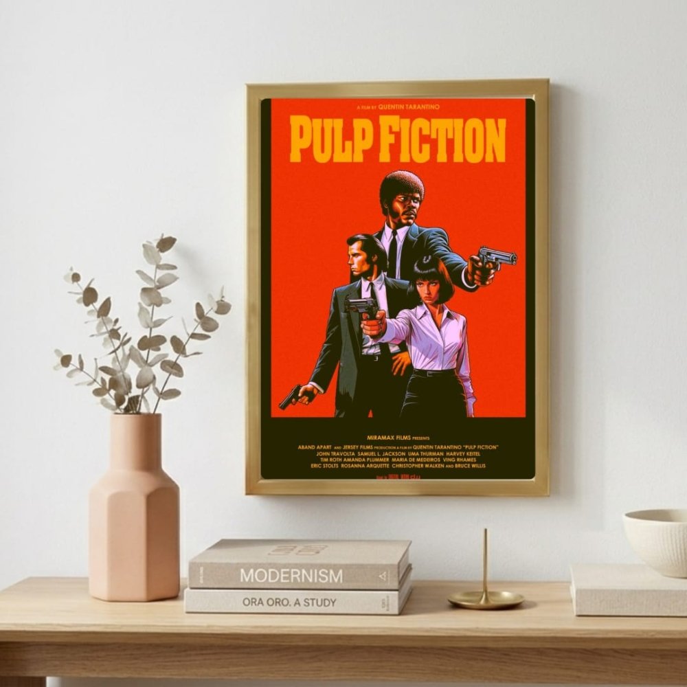 poster pulp fiction - Vibes Districtposter pulp fiction poster GoldVibes District