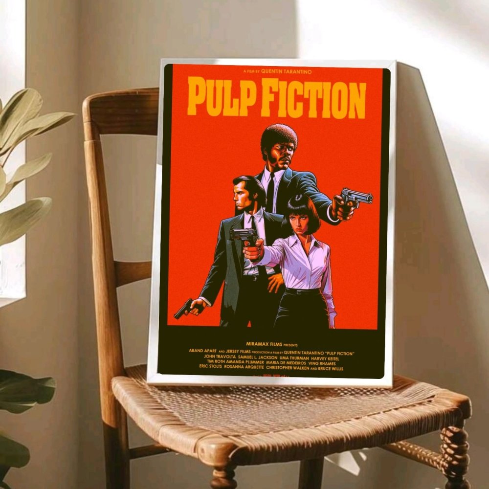 poster pulp fiction - Vibes Districtposter pulp fiction poster GoldVibes District
