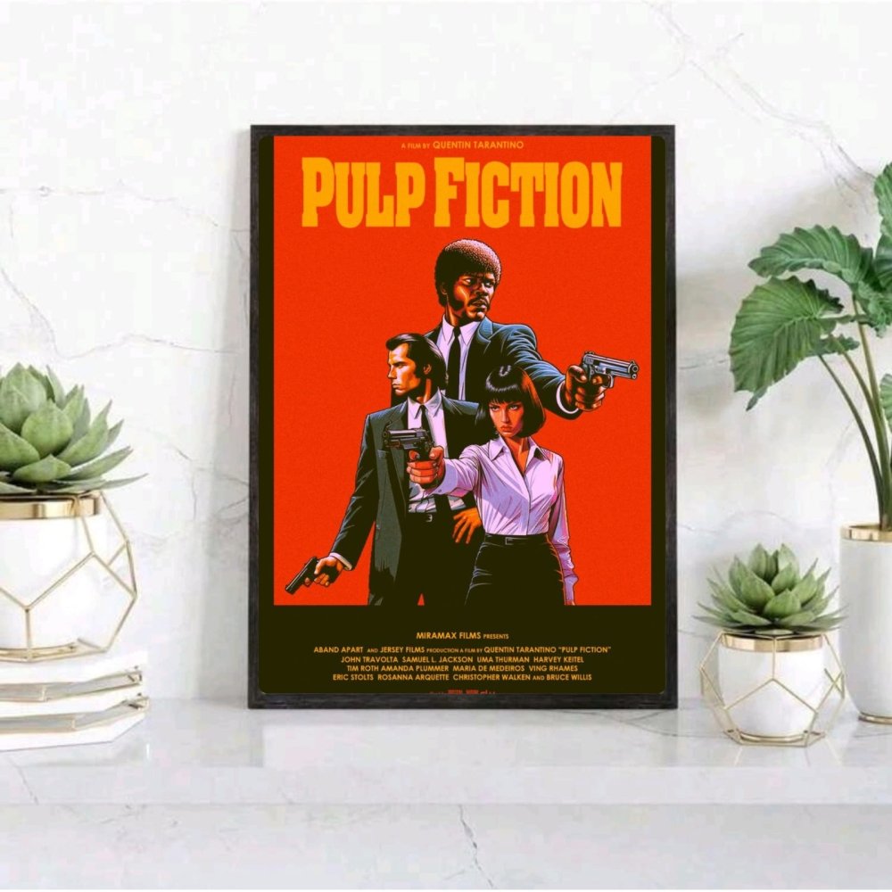 poster pulp fiction - Vibes Districtposter pulp fiction poster GoldVibes District