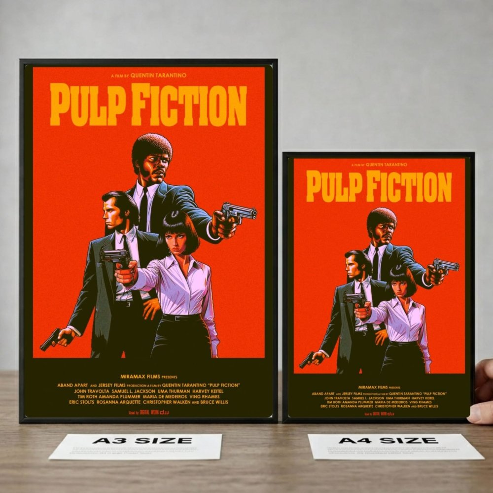 poster pulp fiction - Vibes Districtposter pulp fiction poster GoldVibes District