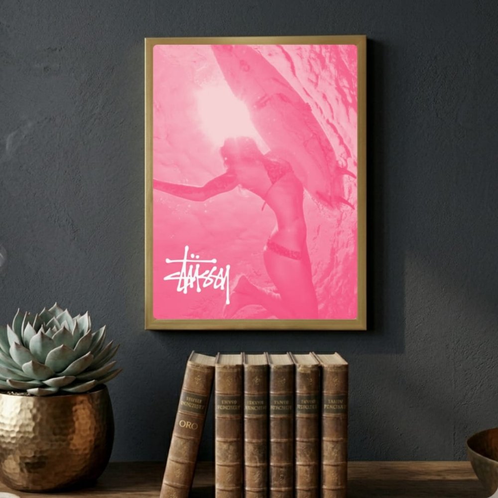 poster stussy - Vibes Districtposter stussy poster SilverVibes District