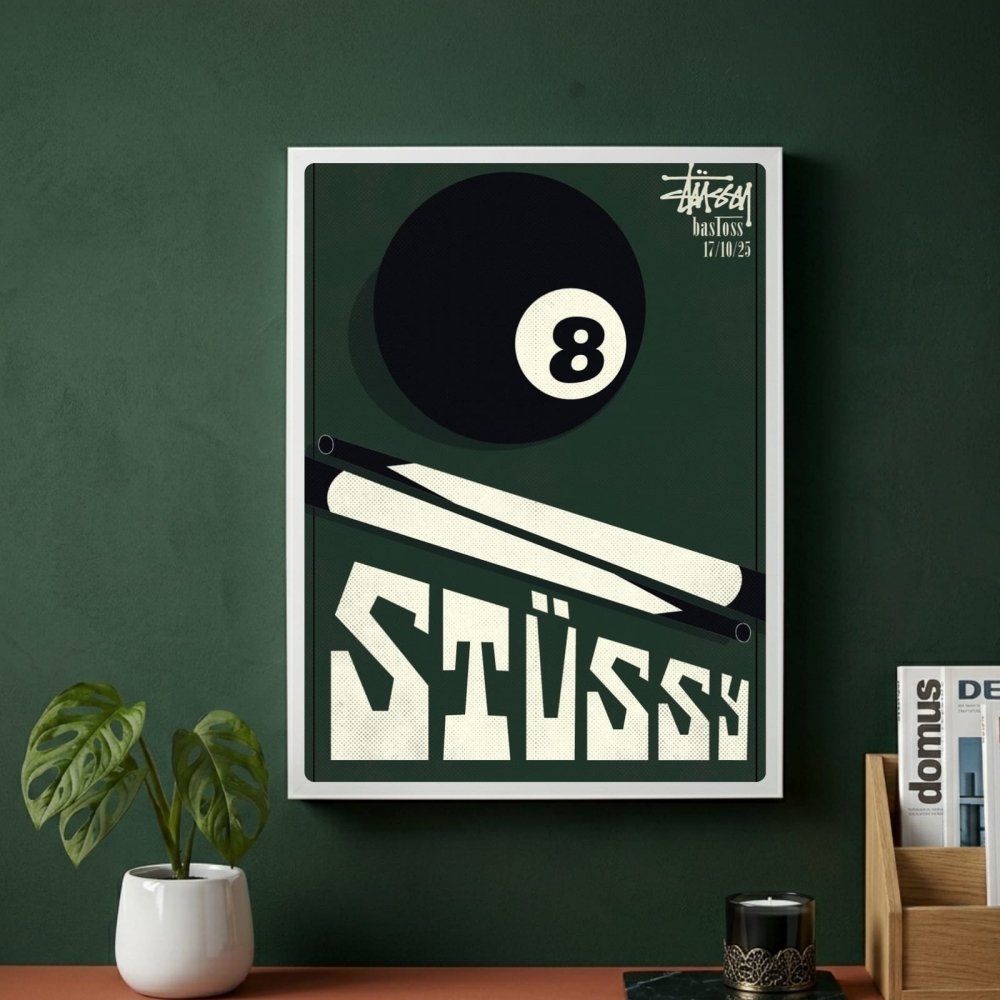 poster stussy - Vibes Districtposter stussy poster SilverVibes District