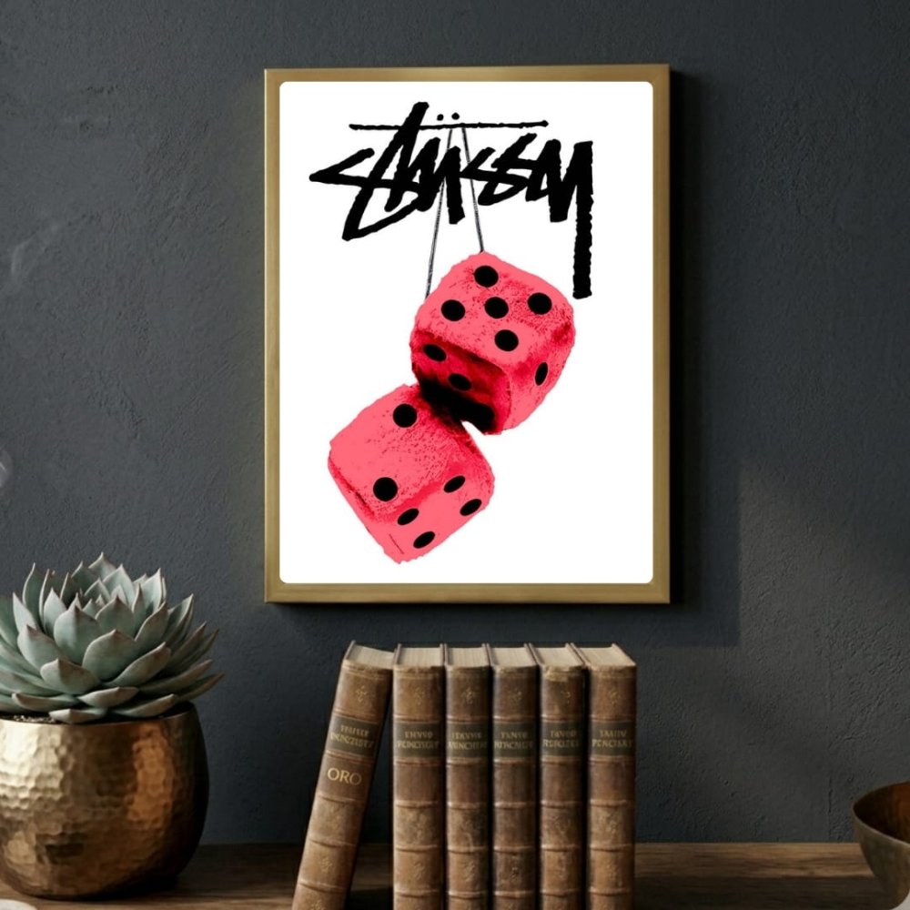 poster stussy - Vibes Districtposter stussy poster SilverVibes District