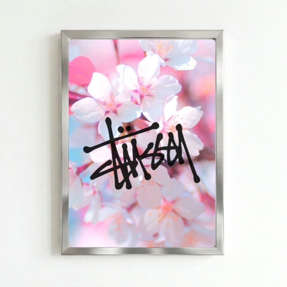 poster stussy - Vibes Districtposter stussy poster SilverVibes District
