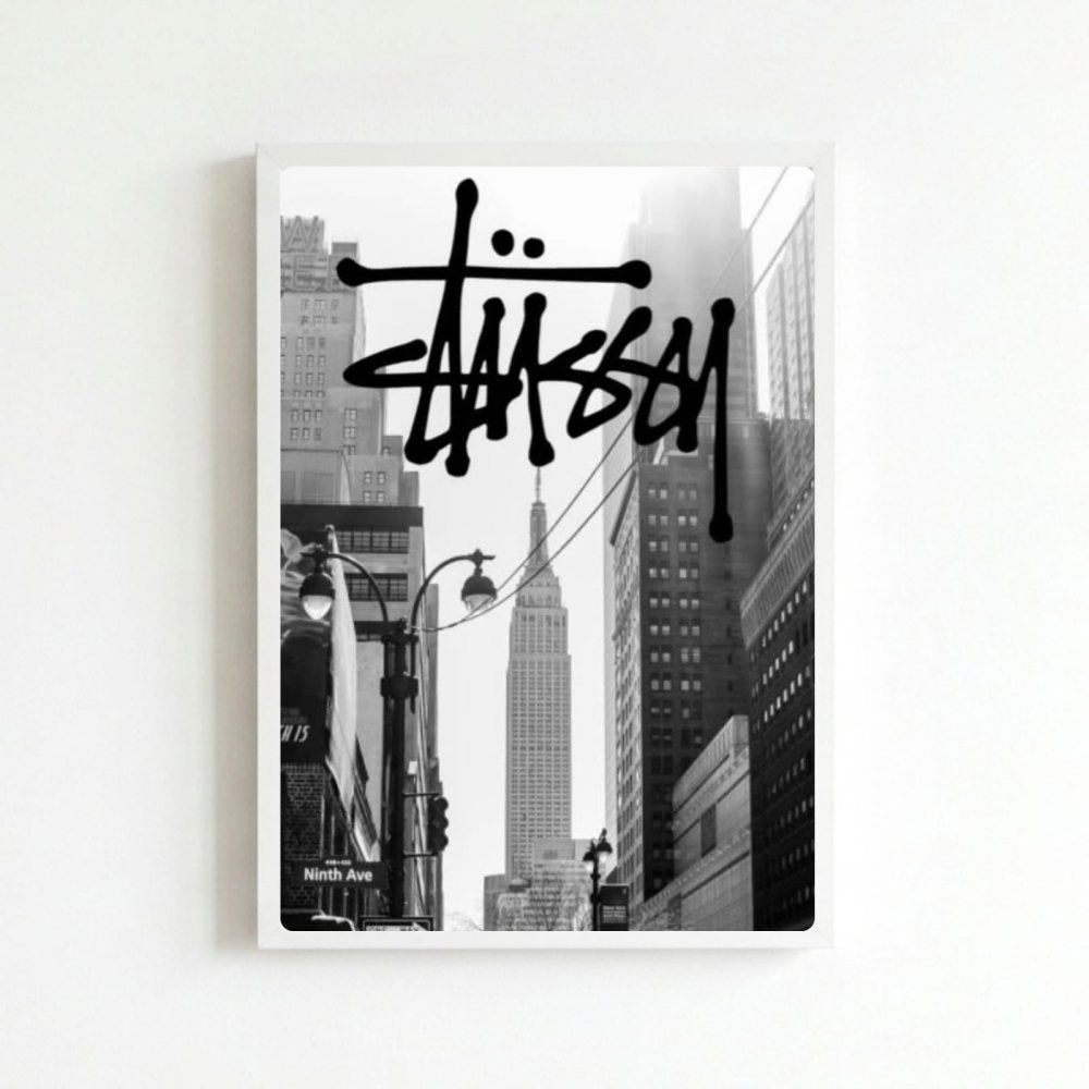 poster stussy - Vibes Districtposter stussy poster BiancoVibes District