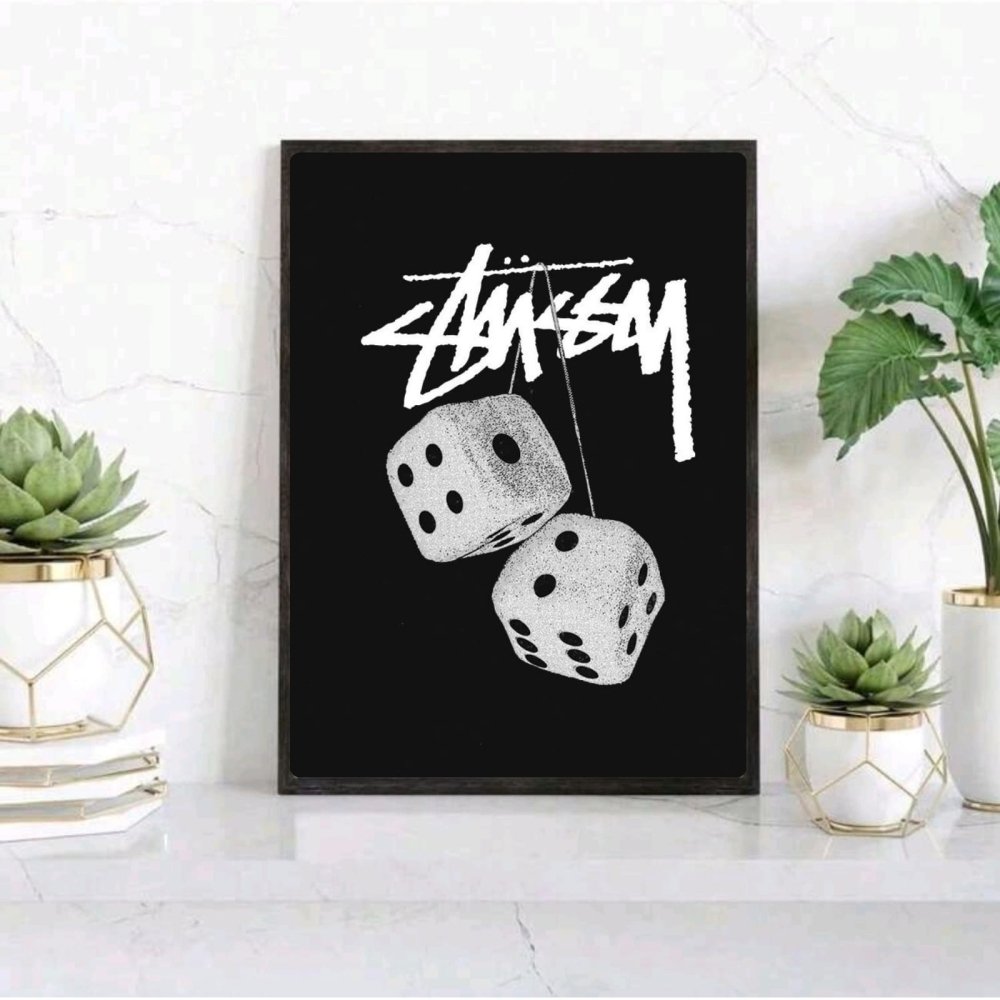 poster stussy - Vibes Districtposter stussy poster BiancoVibes District