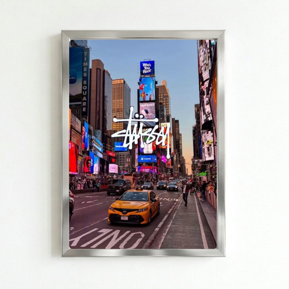 poster stussy - Vibes Districtposter stussy poster SilverVibes District