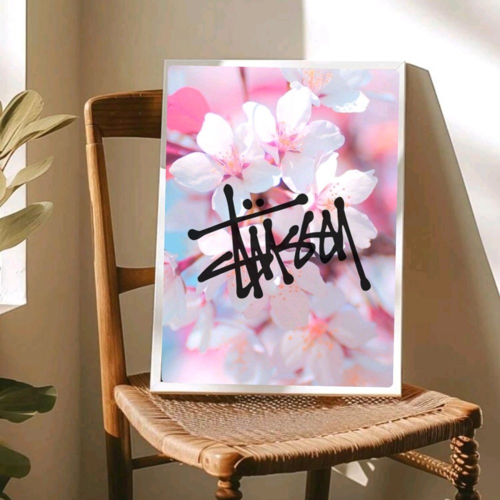 poster stussy - Vibes Districtposter stussy poster BiancoVibes District