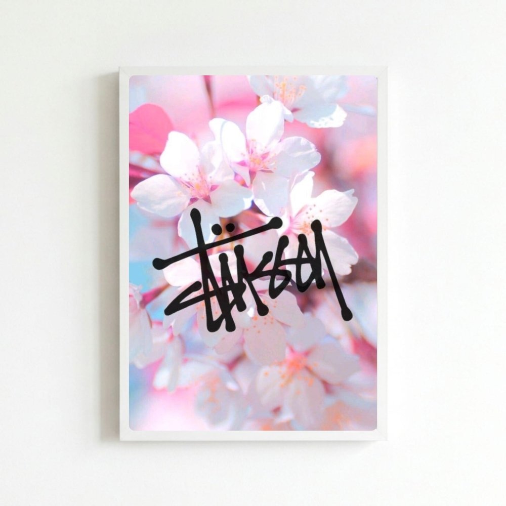 poster stussy - Vibes Districtposter stussy poster BiancoVibes District