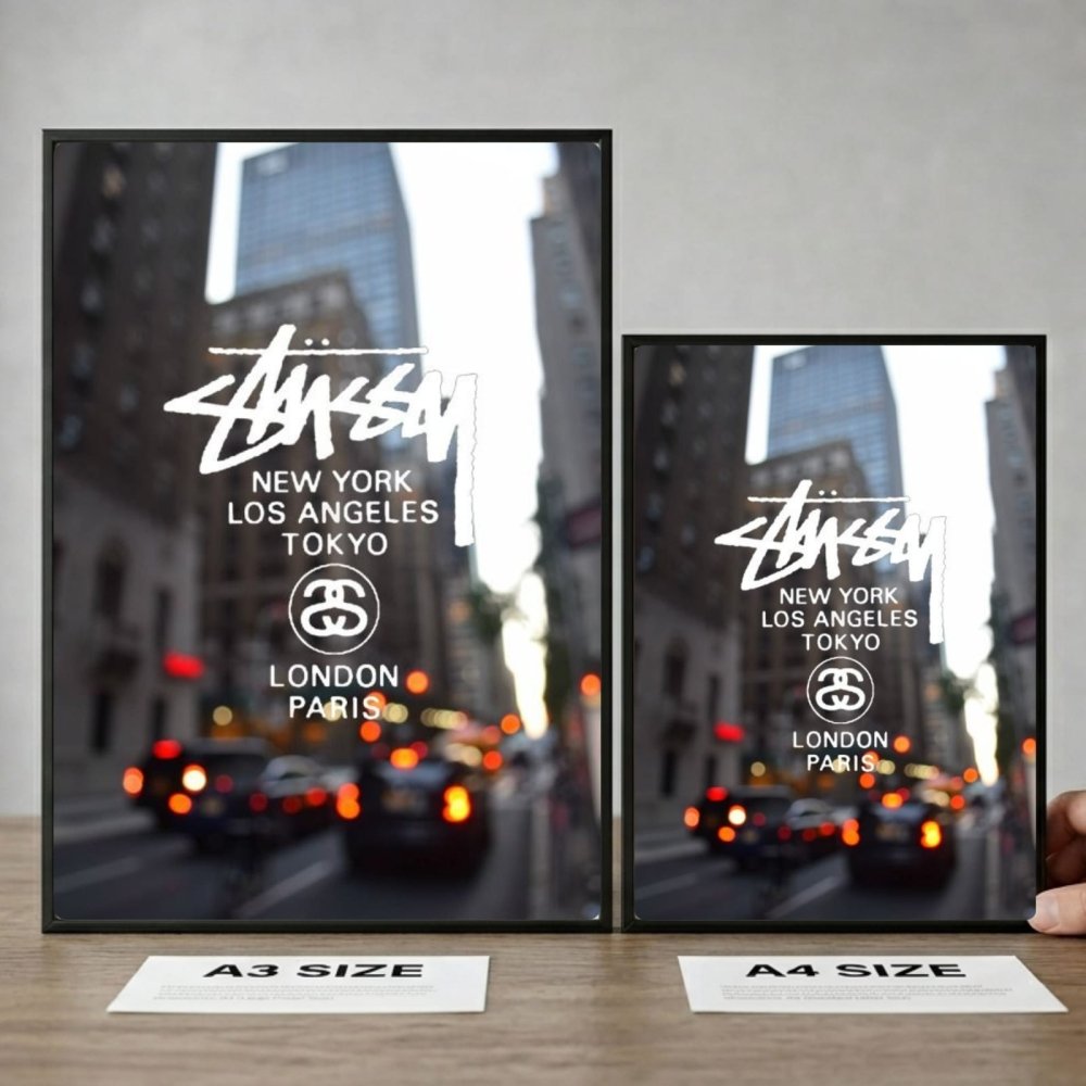 poster stussy - Vibes Districtposter stussy poster BiancoVibes District