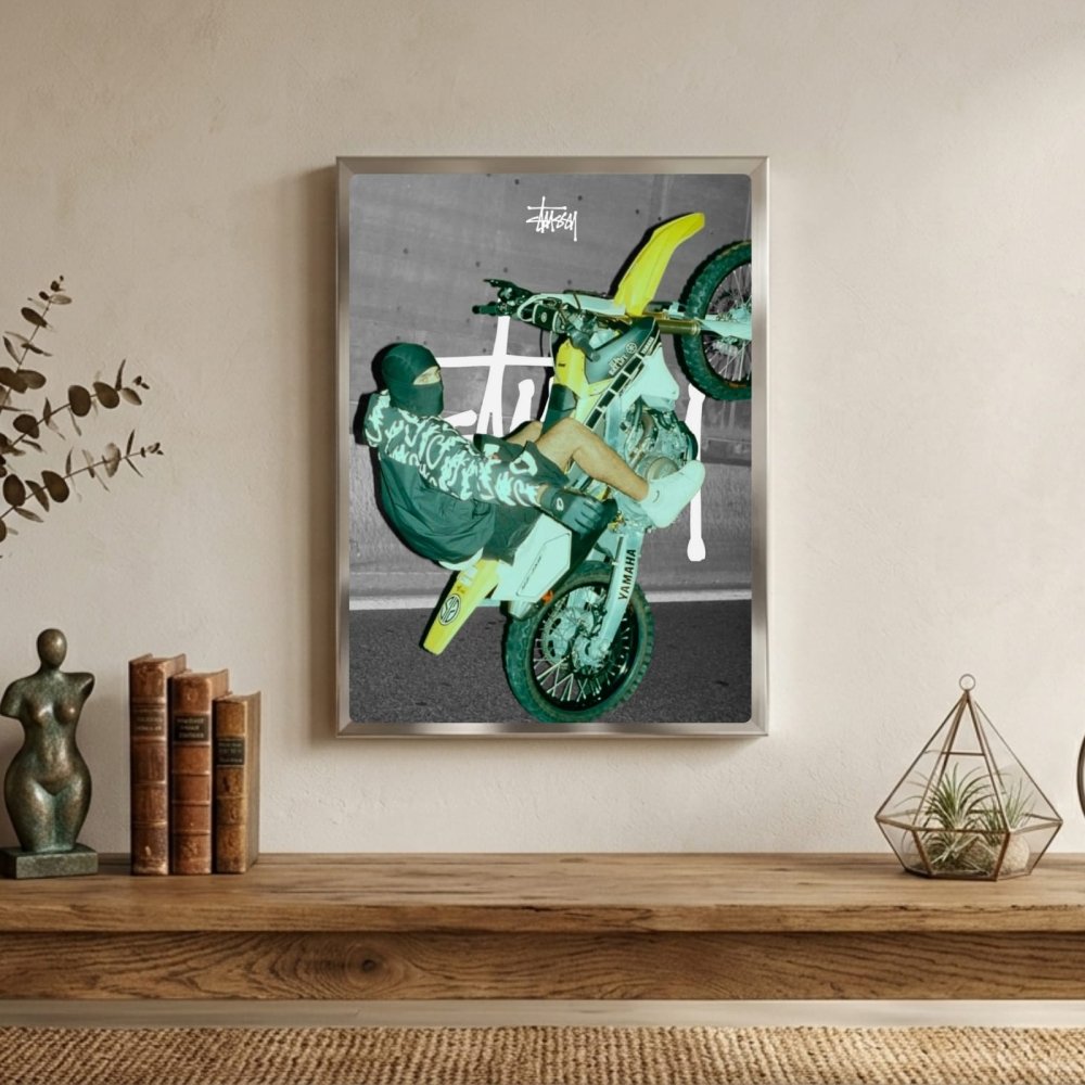 poster stussy - Vibes Districtposter stussy poster GoldVibes District